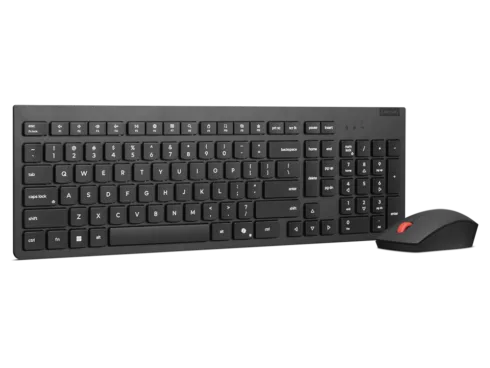 Lenovo Essential Wireless Combo Keyboard & Mouse Gen2   Keyboard and Mouse Set   Wireless   Mouse included   US   Black