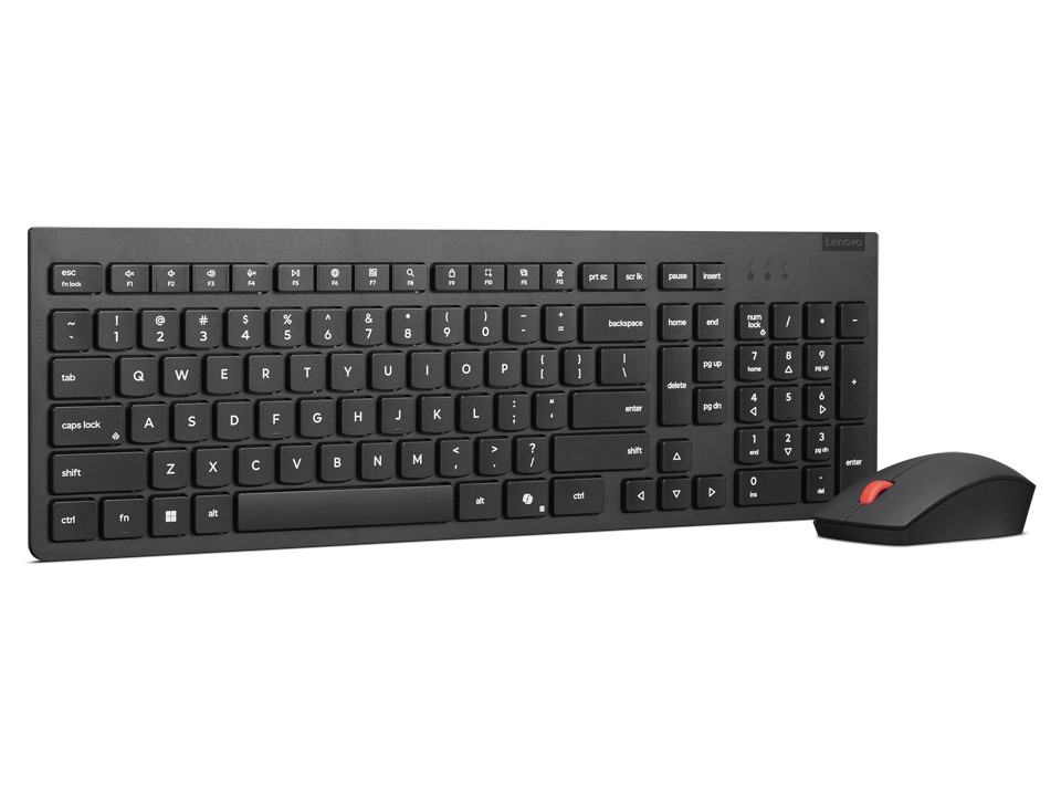 492375-4x31r64491-195892117025-0.webp Lenovo Essential Wireless Combo Keyboard & Mouse Gen2 Keyboard and Mouse Set Wireless Mouse included US Black