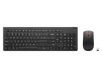 Lenovo Essential Wireless Combo Keyboard & Mouse Gen2   Keyboard and Mouse Set   Wireless   Mouse included   US   Black