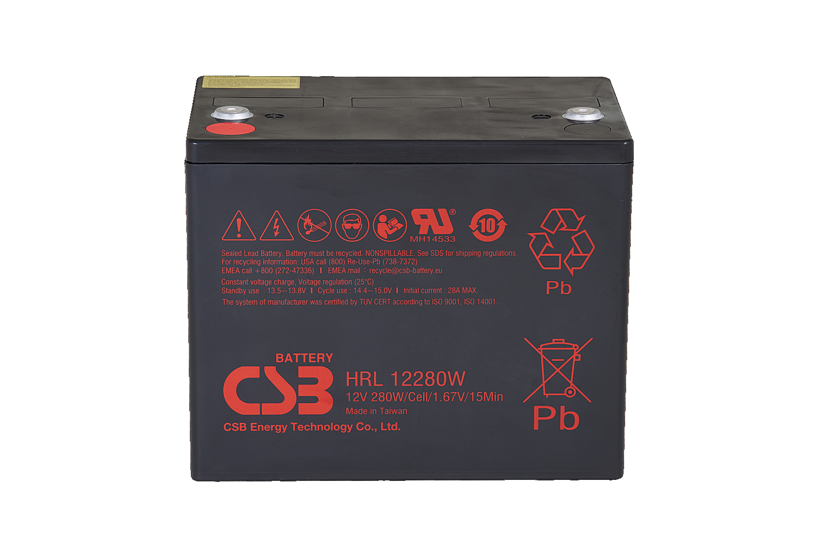 492866-csb-hrl1225w-2031065800050-0.webp CSB Battery Battery 12V 6Ah 25W Pb F2 HRL1225W
