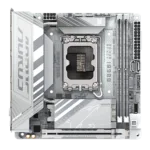 Gigabyte B860I AORUS PRO ICE   Processor family Intel   Processor socket LGA1851   DDR5   Supported hard disk drive interfaces SATA, M.2   Number of SATA connectors 2