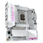 Gigabyte B860M AORUS ELITE WIFI6E ICE   Processor family Intel   Processor socket LGA1851   DDR5   Supported hard disk drive interfaces SATA, M.2   Number of SATA connectors 4