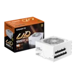 Power Supply GIGABYTE UD1000GM PG5 ICE ATX 3.1 1000 Watts Efficiency 80 PLUS GOLD PFC Active MTBF 100000 hours GP-UD1000GMPG5ICE