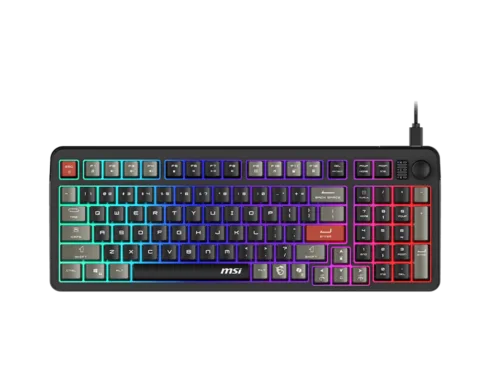 MSI FORGE GK110 US klaviatūra su membraniniu perjungimu, juoda