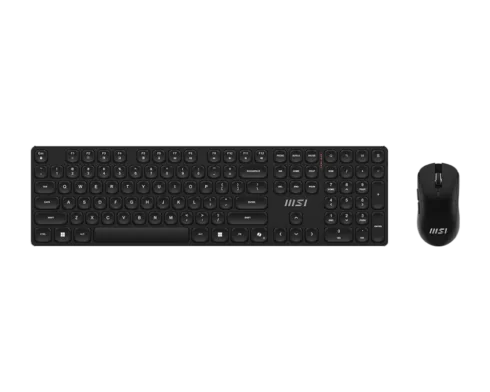 MSI FORGE K210 belaidė klaviatūra ir pelė, juoda, scissor tipo