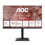 AOC   U27E4CV   27 ”   IPS   UHD   16:9   60 Hz   4 ms   3840 x 2160 pixels   400 cd/m²   HDMI ports quantity 2   Black