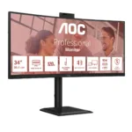 AOC   CU34E4CW   34 ”   VA   UWQHD   120 Hz   4 ms   3440 x 1440 pixels   350 cd/m²   HDMI ports quantity 2   Black