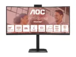 AOC   CU34E4CW   34 ”   VA   UWQHD   120 Hz   4 ms   3440 x 1440 pixels   350 cd/m²   HDMI ports quantity 2   Black