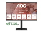 AOC Q27E4CV   27 "   IPS   QHD   16:9   120 Hz   4 ms   2560 x 1440 pixels   350 cd/m²   HDMI ports quantity 1   Black