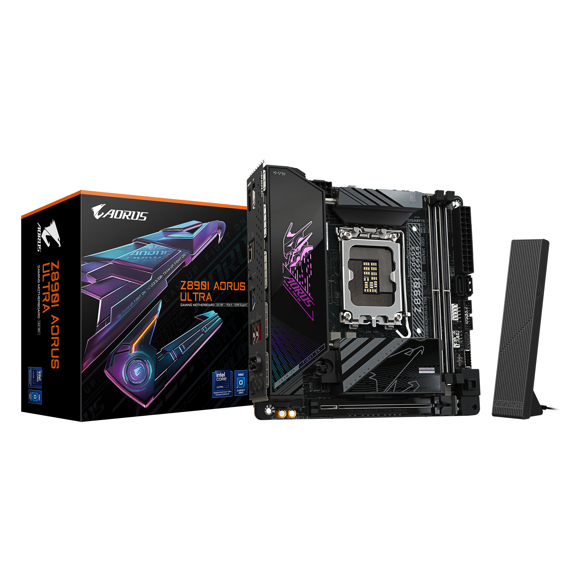 494930-z890i-aorus-ultra-4719331864804-0.webp Gigabyte Z890I AORUS ULTRA Processor family Intel Processor socket LGA1851 DDR5 Supported hard disk drive interfaces M.2, SATA Number of SATA connectors 2