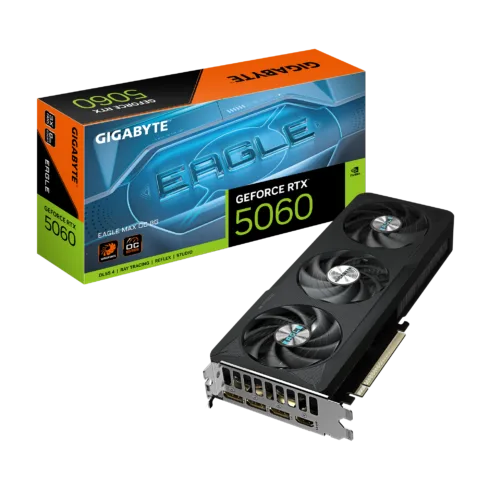 GIGABYTE NVIDIA GeForce RTX 5060 su 8 GB GDDR7 atmintimi