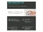 MOUSE BLUETH LASER MX MASTER3S/PALE GREY 910-006560 LOGITECH