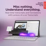 Lenovo Yoga Tab Wi-Fi (w/o power adapter)   ZAG60208SE   11.1 ”   Seashell   LTPS   3200 x 2000 pixels   Qualcomm   Snapdragon 8 Gen 3 Mobile Platform   12 GB   Soldered LPDDR5x   256 GB   Wi-Fi   Front camera   13 MP   Rear camera   13+2 MP   Bluetooth   5.4   Android   Android 15 or Later   Warranty 24 month(s)   Lenovo Tab Pen Pro