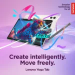 Lenovo Yoga Tab Wi-Fi (w/o power adapter)   ZAG60208SE   11.1 ”   Seashell   LTPS   3200 x 2000 pixels   Qualcomm   Snapdragon 8 Gen 3 Mobile Platform   12 GB   Soldered LPDDR5x   256 GB   Wi-Fi   Front camera   13 MP   Rear camera   13+2 MP   Bluetooth   5.4   Android   Android 15 or Later   Warranty 24 month(s)   Lenovo Tab Pen Pro
