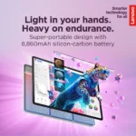 Lenovo Yoga Tab Wi-Fi (w/o power adapter)   ZAG60208SE   11.1 ”   Seashell   LTPS   3200 x 2000 pixels   Qualcomm   Snapdragon 8 Gen 3 Mobile Platform   12 GB   Soldered LPDDR5x   256 GB   Wi-Fi   Front camera   13 MP   Rear camera   13+2 MP   Bluetooth   5.4   Android   Android 15 or Later   Warranty 24 month(s)   Lenovo Tab Pen Pro
