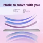 Lenovo Idea Tab Plus Wi-Fi (w/o power adapter)   ZAG70004SE   12.1 ”   Luna Grey   IPS   2560 x 1600 pixels   MediaTek   Dimensity 6400   12 GB   Soldered LPDDR4x   256 GB   Wi-Fi   Front camera   8 MP   Rear camera   13 MP   Bluetooth   5.2   Android   15 or Later   Warranty 24 month(s)   Lenovo Tab Pen