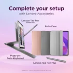 Lenovo Idea Tab Plus Wi-Fi (w/o power adapter)   ZAG70004SE   12.1 ”   Luna Grey   IPS   2560 x 1600 pixels   MediaTek   Dimensity 6400   12 GB   Soldered LPDDR4x   256 GB   Wi-Fi   Front camera   8 MP   Rear camera   13 MP   Bluetooth   5.2   Android   15 or Later   Warranty 24 month(s)   Lenovo Tab Pen
