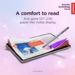 Lenovo Idea Tab Plus Wi-Fi (w/o power adapter)   ZAG70004SE   12.1 ”   Luna Grey   IPS   2560 x 1600 pixels   MediaTek   Dimensity 6400   12 GB   Soldered LPDDR4x   256 GB   Wi-Fi   Front camera   8 MP   Rear camera   13 MP   Bluetooth   5.2   Android   15 or Later   Warranty 24 month(s)   Lenovo Tab Pen