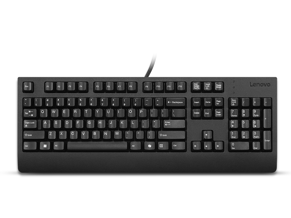 495807-4y41r64616-195892115885-0.webp Lenovo Preferred Pro II USB Keyboard-US Euro Keyboard Wired US Euro Black USB-A