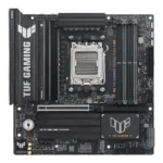 Asus TUF GAMING B850M-PLUS II   Processor family AMD   Processor socket AM5   DDR5   Supported hard disk drive interfaces SATA, M.2   Number of SATA connectors 4
