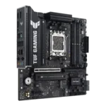 Asus TUF GAMING B850M-E WIFI   Processor family AMD   Processor socket AM5   DDR5   Supported hard disk drive interfaces SATA, M.2   Number of SATA connectors 4