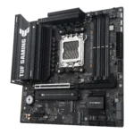 Asus TUF GAMING B850M-E WIFI   Processor family AMD   Processor socket AM5   DDR5   Supported hard disk drive interfaces SATA, M.2   Number of SATA connectors 4