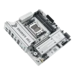 Asus TUF GAMING B850M-PLUS WIFI7 W   Processor family AMD   Processor socket AM5   DDR5   Supported hard disk drive interfaces SATA, M.2   Number of SATA connectors 4