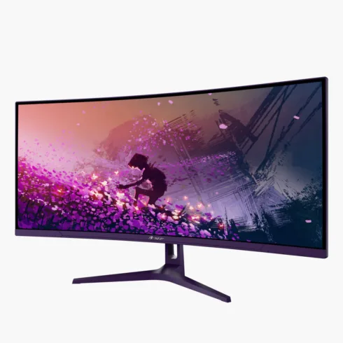 Arozzi   Nova   34 ”   VA   UWQHD   21:9   165 Hz   1 ms   3440 x 1440 pixels   350 cd/m²   HDMI ports quantity 2   Purple