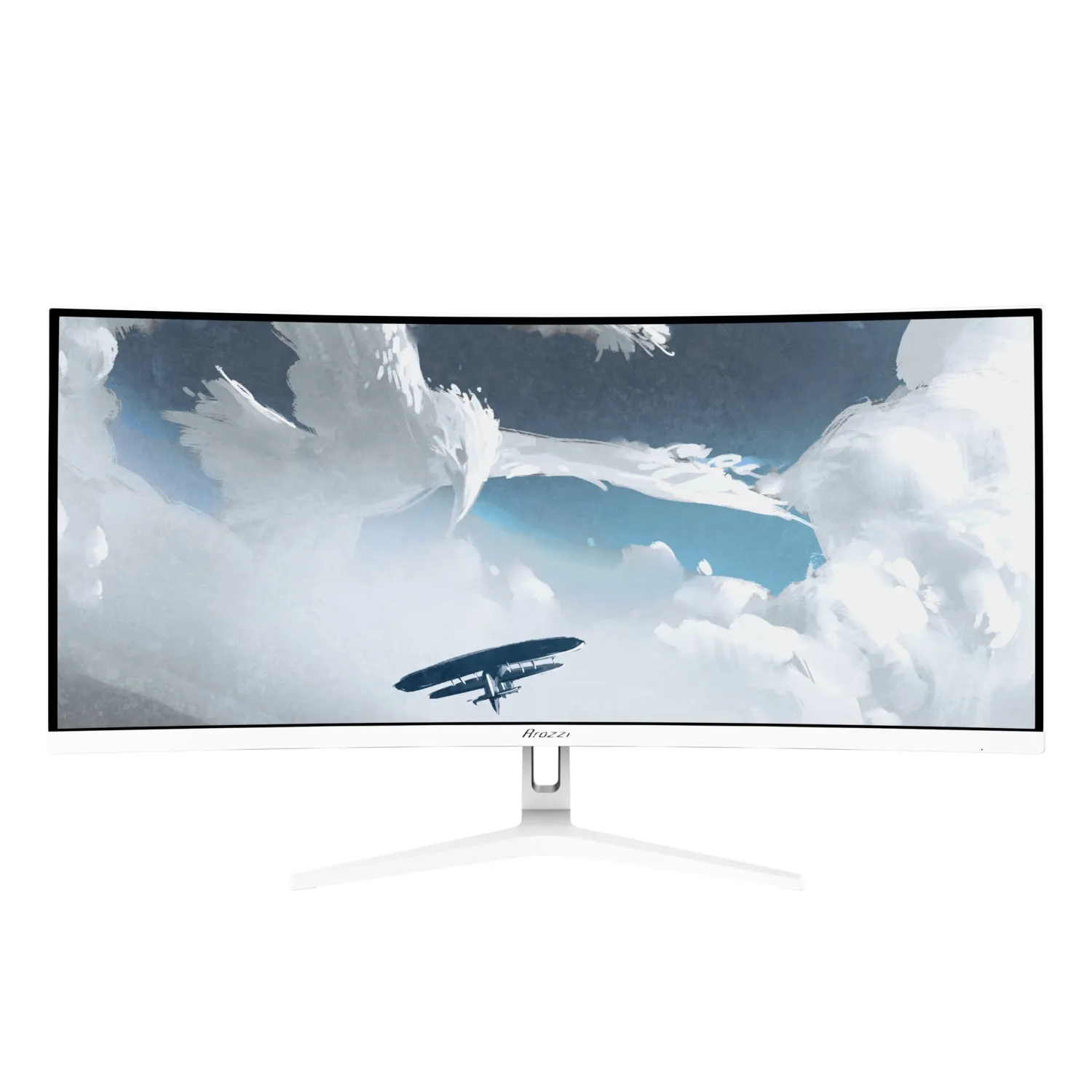 496527-az-no-34t2k165-wt-850054766960-0.webp Arozzi Nova 34 ” VA QHD 21:9 165 Hz 1 ms 3440 x 1440 pixels 350 cd/m² HDMI ports quantity 2 White