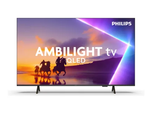 Philips 4K Ambilight TV   55PUS8450/12   55   Smart TV   TITAN OS   UHD   Black