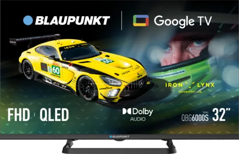 Blaupunkt QLED TV   32QBG6000S   32   Smart TV   Google TV   Black