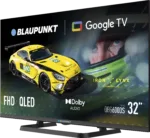 Blaupunkt QLED TV   32QBG6000S   32   Smart TV   Google TV   Black