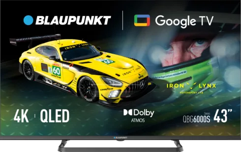 Blaupunkt QLED TV   43QBG6000S   43   Smart TV   Google TV   Black