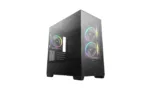 Deepcool Case   CG380 3F   Black   Micro ATX