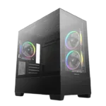 Deepcool Case   CG380 3F   Black   Micro ATX