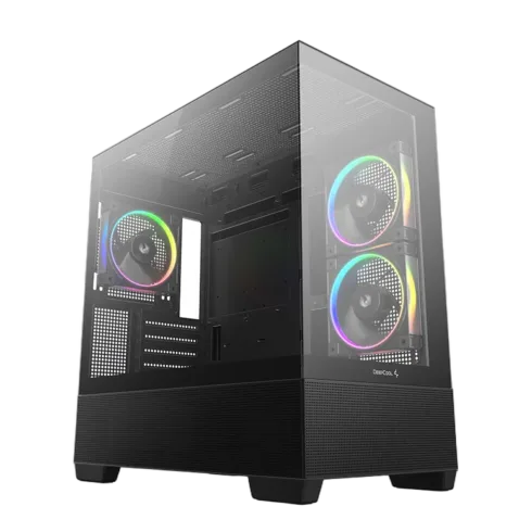 Deepcool Case   CG380 3F   Black   Micro ATX