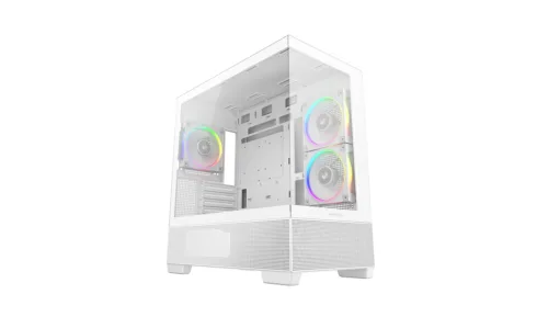 Deepcool Case   CG380 3F   White   Micro ATX