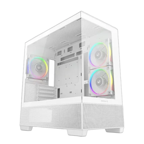 Deepcool Case   CG380 3F   White   Micro ATX