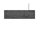 Natec   Herring Glow   Keyboard   Wired   US   Black   USB-A