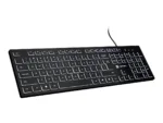 Natec   Herring Glow   Keyboard   Wired   US   Black   USB-A
