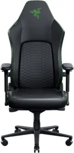 Razer Ergonomic Gaming Chair with Breathable Comfort   Iskur V2 NewGen   Black/Green