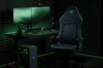 Razer Ergonomic Gaming Chair with Breathable Comfort   Iskur V2 NewGen   Black/Green