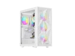 Genesis Gaming PC Case   Diaxid 605 ARGB   White   Midi Tower