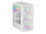 Genesis Gaming PC Case   Diaxid 605 ARGB   White   Midi Tower