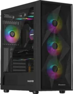 Genesis Gaming PC Case   Diaxid 605 ARGB   Black   Midi Tower