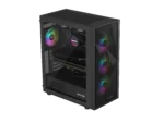 Genesis Gaming PC Case   Diaxid 605 ARGB   Black   Midi Tower