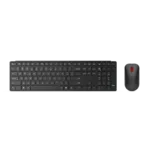 Lenovo Multi-Mode Pro Combo Keyboard and Mouse 6000-US Euro   Keyboard and Mouse Set   Wireless   Mouse included   US Euro   Bluetooth   Eclipse Black