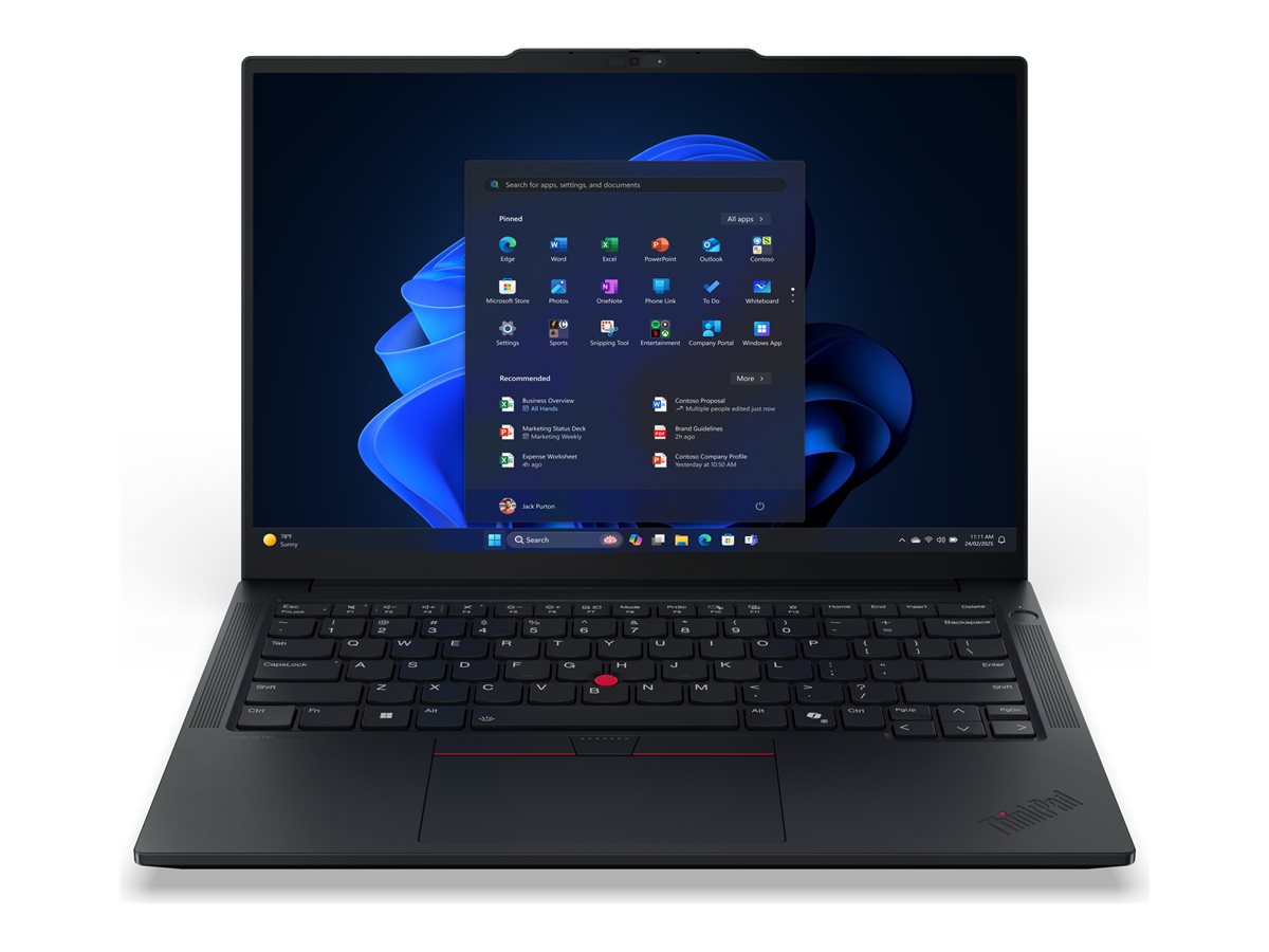 499539-21u2004vmx-199274011727-0.webp Lenovo ThinkPad E14 G7 Intel Black 14 ” IPS WUXGA 1920 x 1200 pixels Anti-glare Intel Core Ultra 7 258V 32 GB Soldered LPDDR5x Solid-state drive capacity 512 GB Intel Arc Graphics 140V Windows 11 Pro 802.11ax Bluetooth version 5.3 Keyboard language Nordic Keyboard backlit Warranty 36 month(s) Battery warranty 12 month(s)