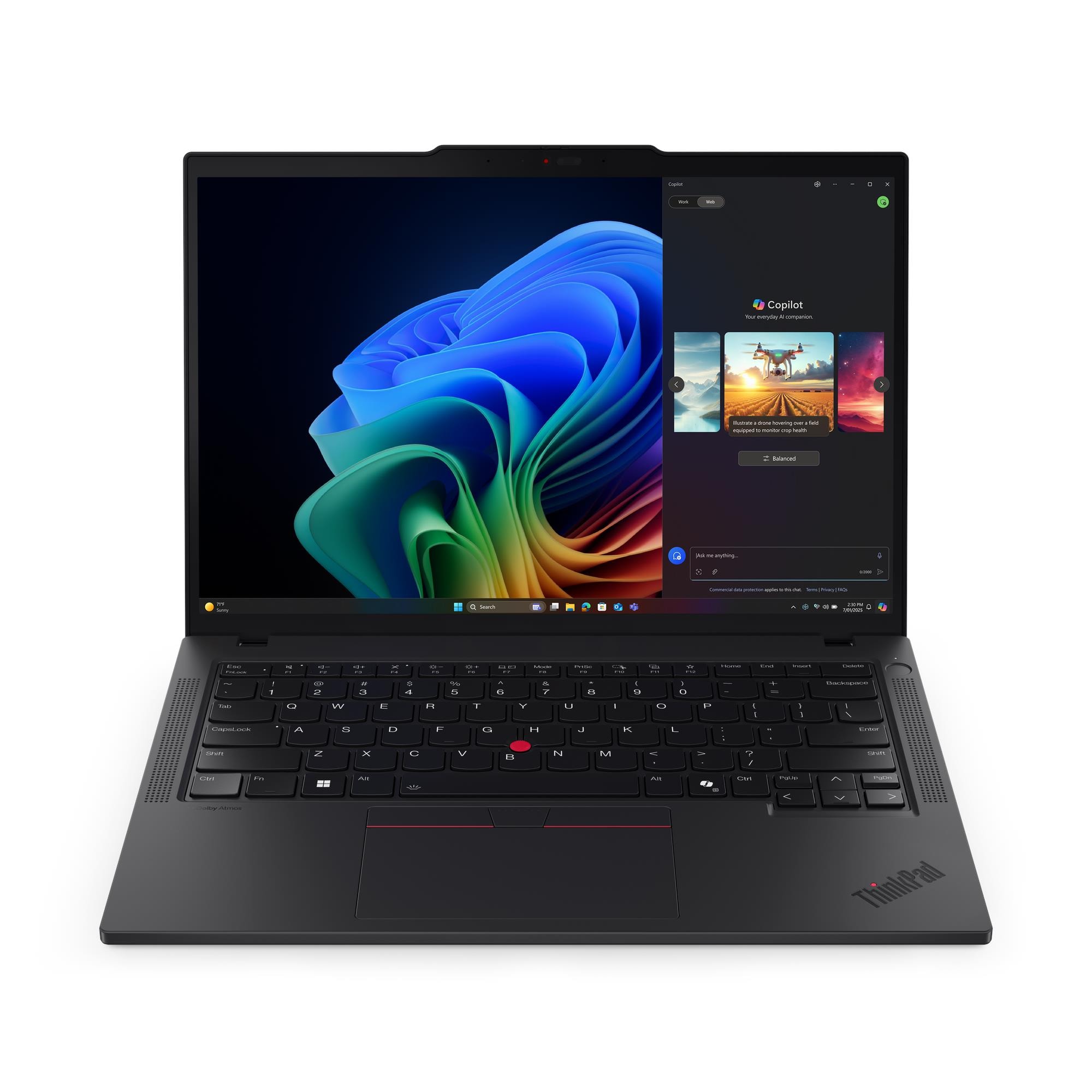 499553-21qg006fmx-199273948192-0.webp Lenovo ThinkPad T14 G6 Intel Black 14 ” IPS WUXGA 1920 x 1200 pixels Anti-glare Intel Core Ultra 5 226V 16 GB Soldered LPDDR5x Solid-state drive capacity 512 GB Intel Arc Graphics 130V Windows 11 Pro 802.11be Bluetooth version 5.4 Keyboard language Nordic Keyboard backlit Warranty 36 month(s) Battery warranty 12 month(s)