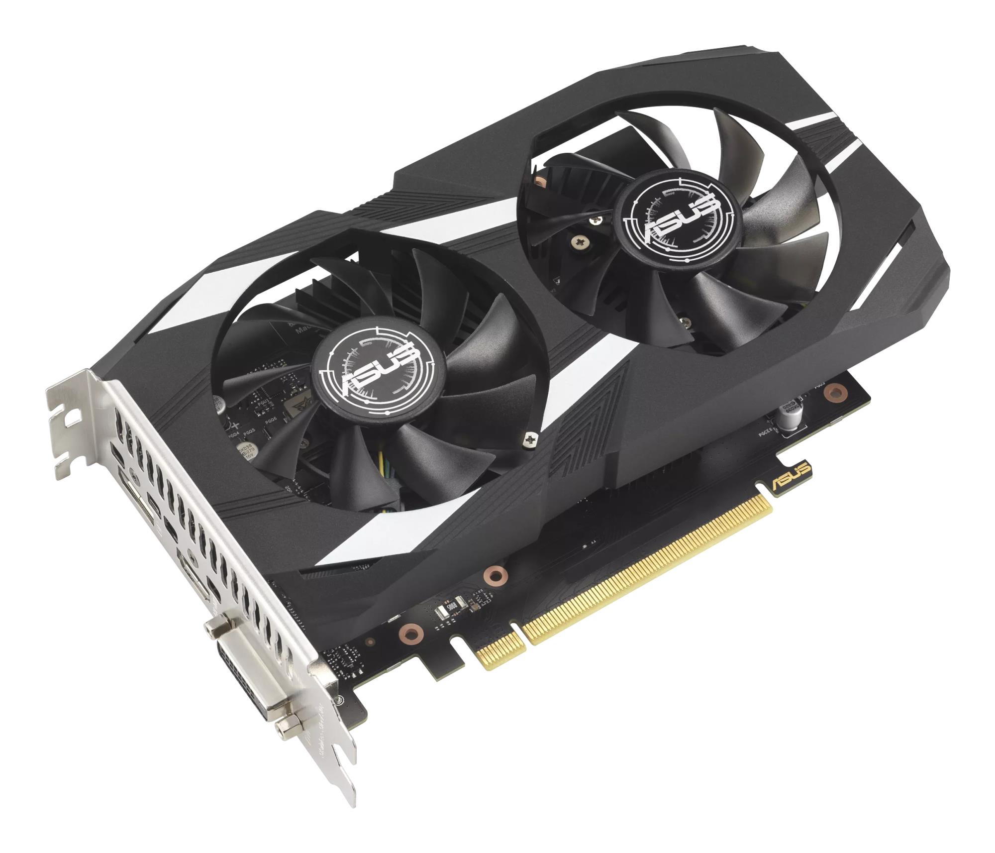 4cfa855d-38b1-473e-ade3-2d78790d2733 Graphics Card ASUS NVIDIA GeForce RTX 3050 6 GB GDDR6 96 bit PCIE 4.0 16x Dual Slot Fansink 1xDVI-D 1xHDMI 1xDisplayPort DUAL-RTX3050-O6G